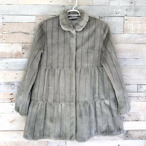 Talk Of The Walk Atlantic City Faux Fur Coat Med